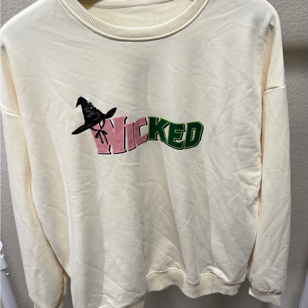 Wicked Cream Crew Neck Sweater